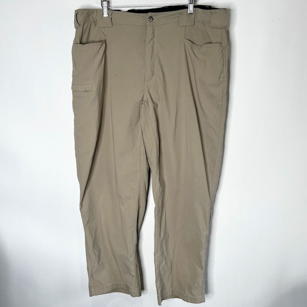 Duluth Trading Co Khaki Pants Tan Pockets Men's Size XL x 30